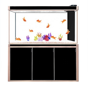 Moving Fish Transport Tank Large Fish Tank Aquarium with Base Cabinet Vertical Door Chinese Aquariums & Accessories Glass Tank