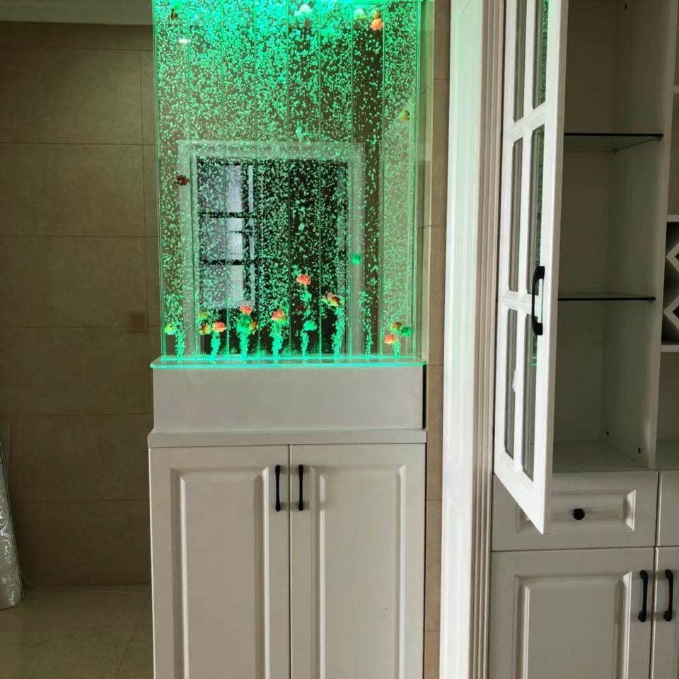 Acrylic bubble wall fountain customized decorative partitions used for home room partition panels