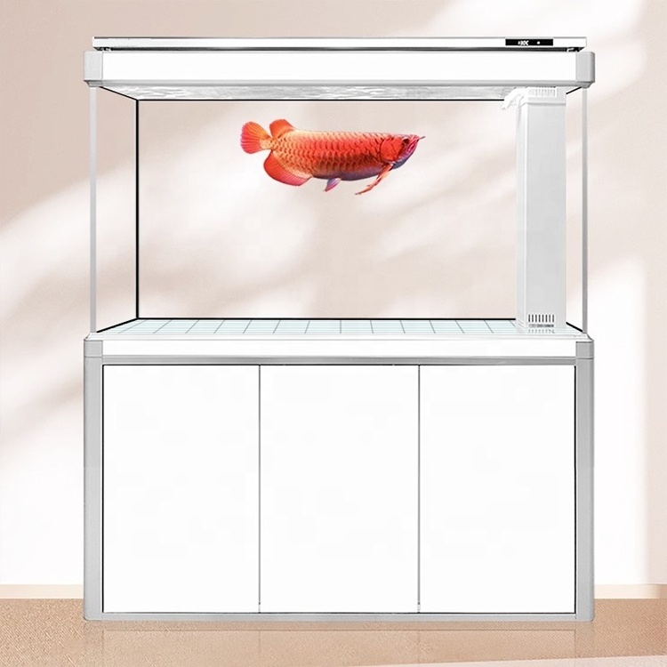 Moving Fish Transport Tank Large Fish Tank Aquarium with Base Cabinet Vertical Door Chinese Aquariums & Accessories Glass Tank