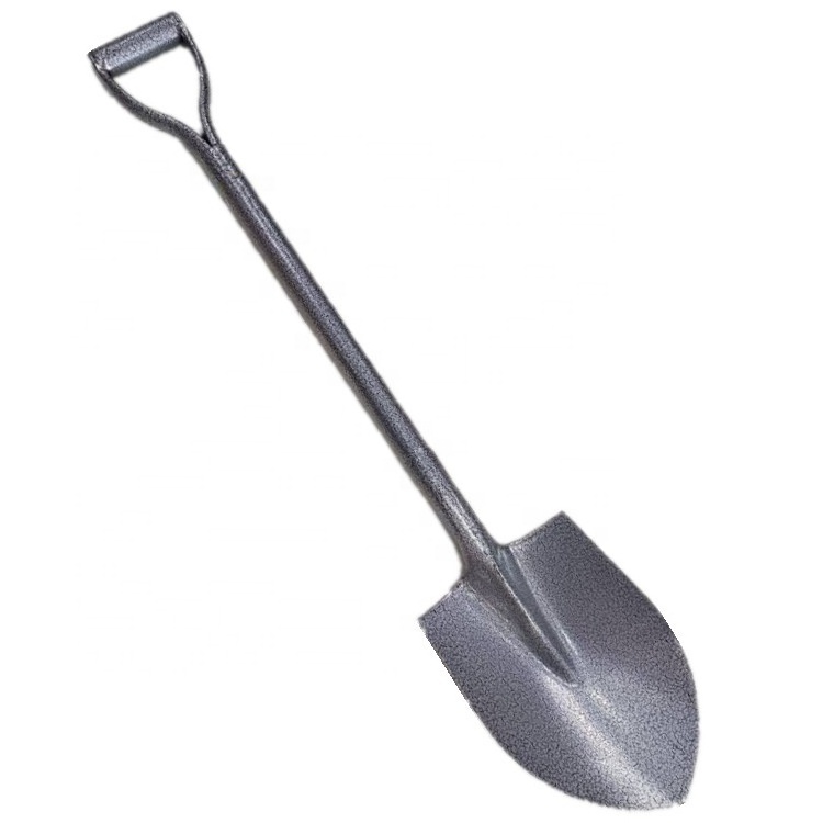 Yemen Market Shovel S518MY 1.3KG-1.5KG Steel Shovel Long Handle Spades Shovel With Iron Handle