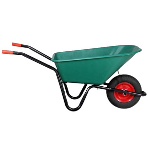 European Market French Wheelbarrow Large Capacity 85L  Plastic Bucket Wheelbarrow WB6414