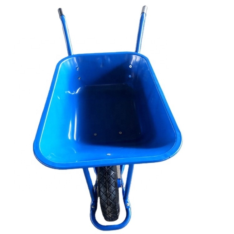 Galvanized Tray Large Load Capacity Wheelbarrows WB5009 Concrete Wheelbarrow Africa Market Hand Trolley