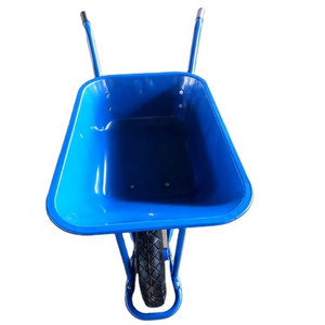 Galvanized Tray Large Load Capacity Wheelbarrows WB5009 Concrete Wheelbarrow Africa Market Hand Trolley