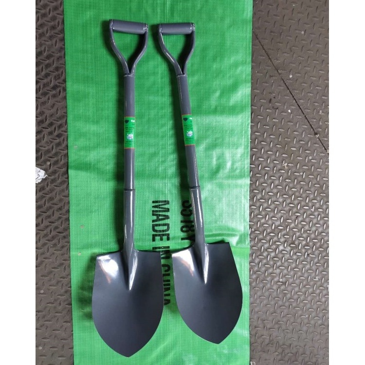 Yemen Market Shovel S518MY 1.3KG-1.5KG Steel Shovel Long Handle Spades Shovel With Iron Handle