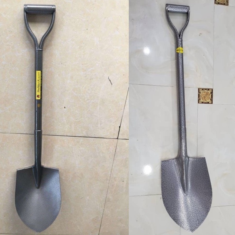 Yemen Market Shovel S518MY 1.3KG-1.5KG Steel Shovel Long Handle Spades Shovel With Iron Handle