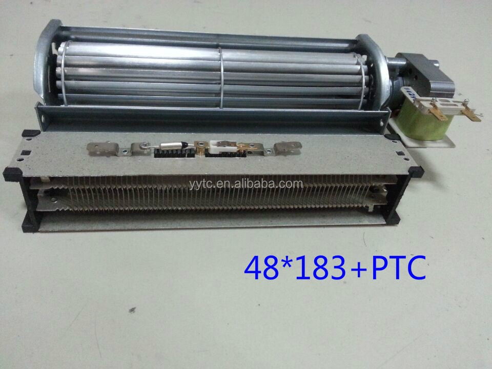 High quality cross flow fan,cooling tower axial fan with heater PTC