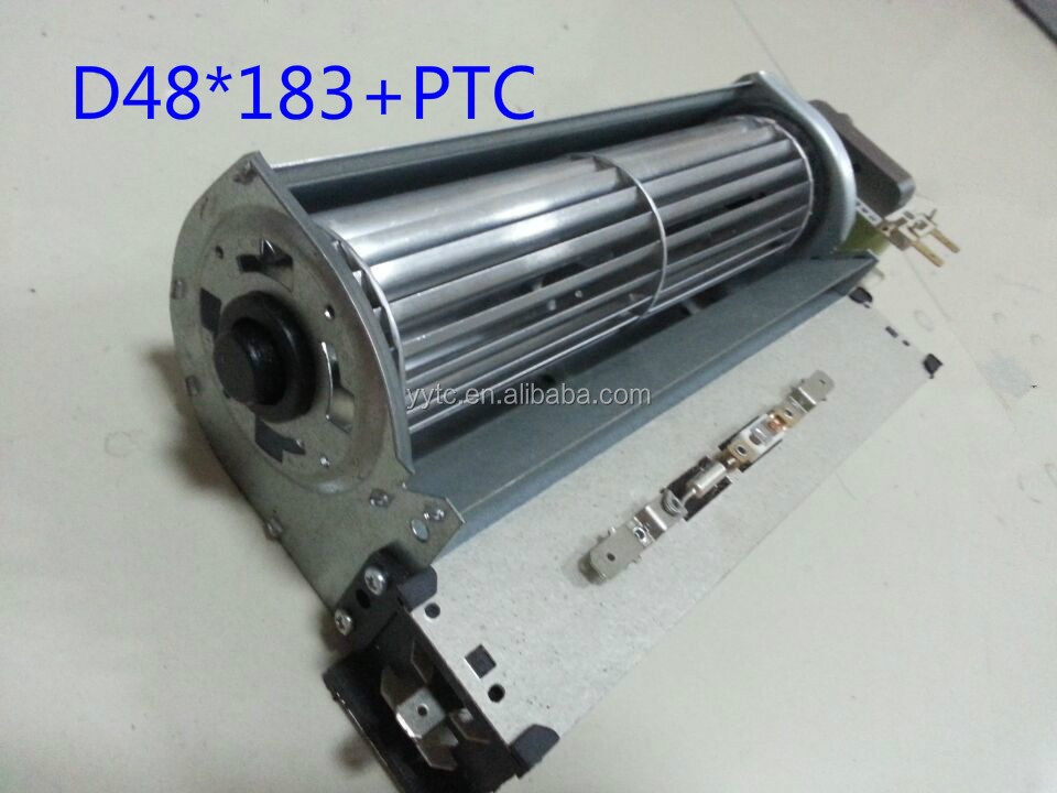 High quality cross flow fan,cooling tower axial fan with heater PTC