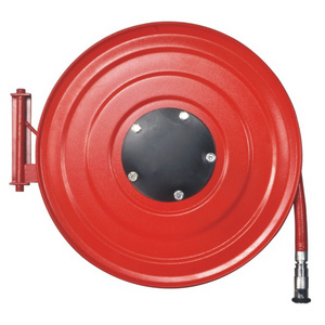 Fire Fighting Device Accessories Manual Valve 30m Fire Fighting Hose Pipe Reel For Sports Arenas Conference Centre