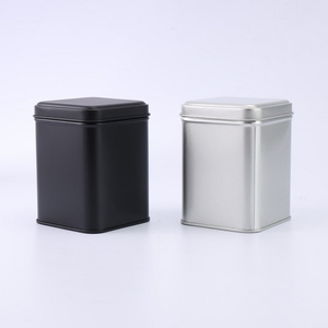 70x70x98mm Square tea tin box custom square metal box