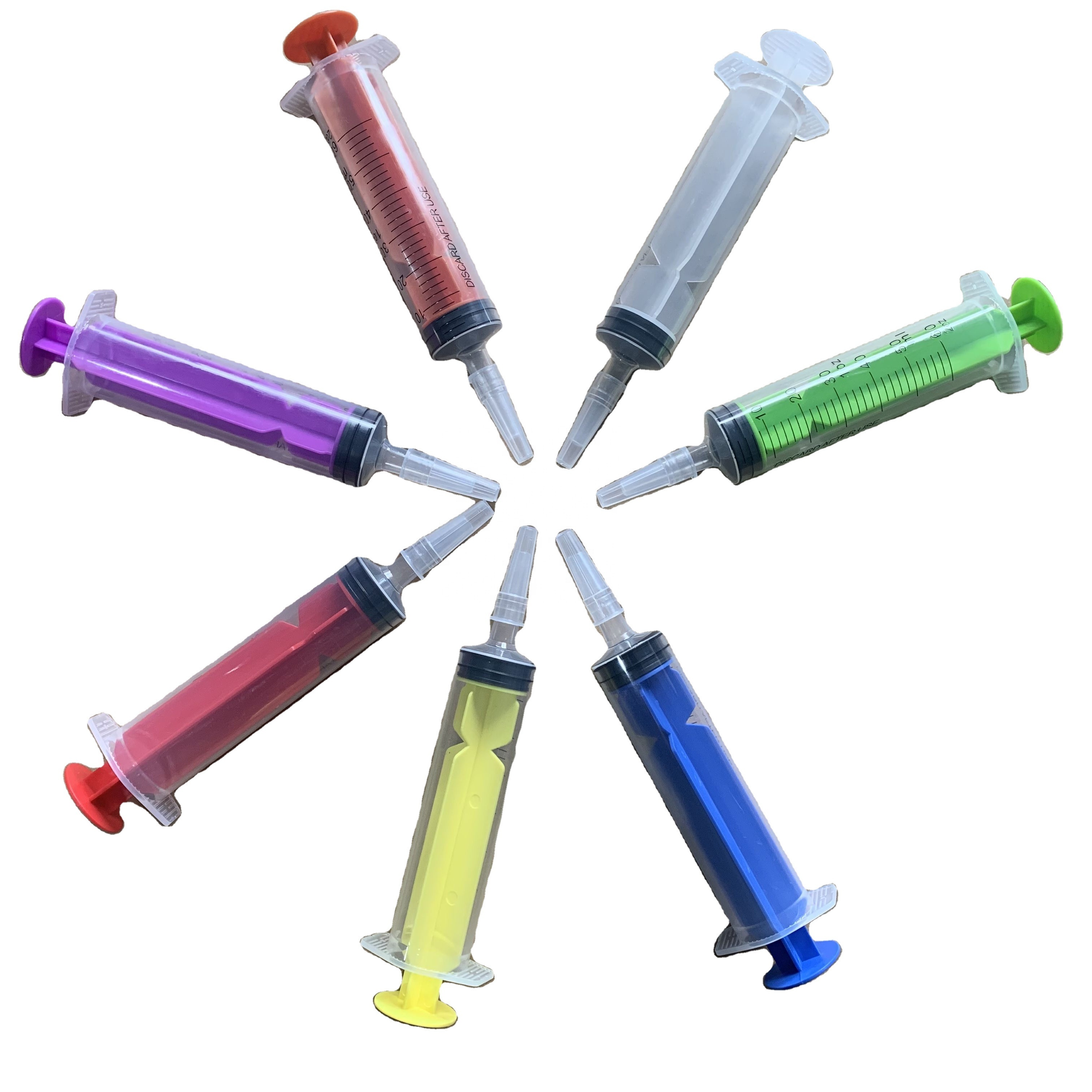 Manufacture 60ml Syringe  2oz Syringe OEM LOGO Jello Shot Syringe