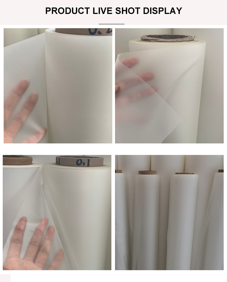 Environmentally friendly glossy TPU film for flexible polyurethane sheet for raincoat bags label film