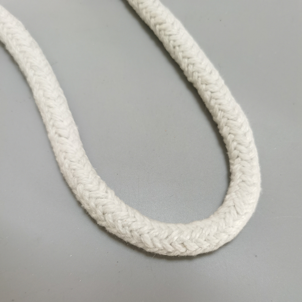 Refractory Ceramic Fiber Round Ceramic Fiber Rope for High Temperature Oven Door Seal