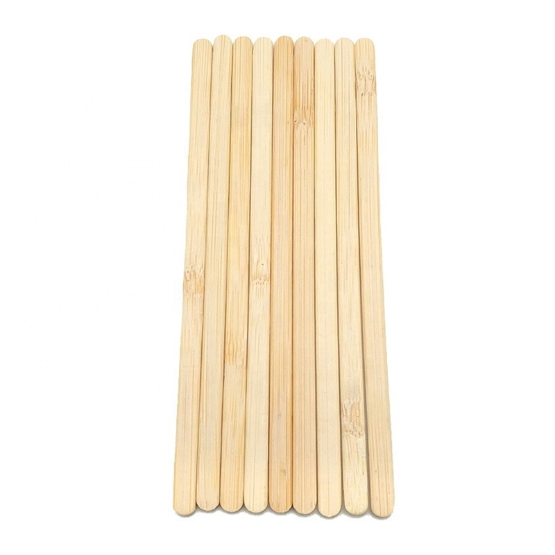 Coffee&Tea Tools Natural Color Bulk Bamboo Stirrer Coffee Stir Stick with individual paper pack