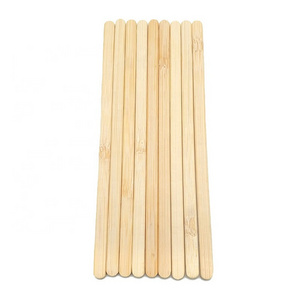 Coffee&Tea Tools Natural Color Bulk Bamboo Stirrer Coffee Stir Stick with individual paper pack