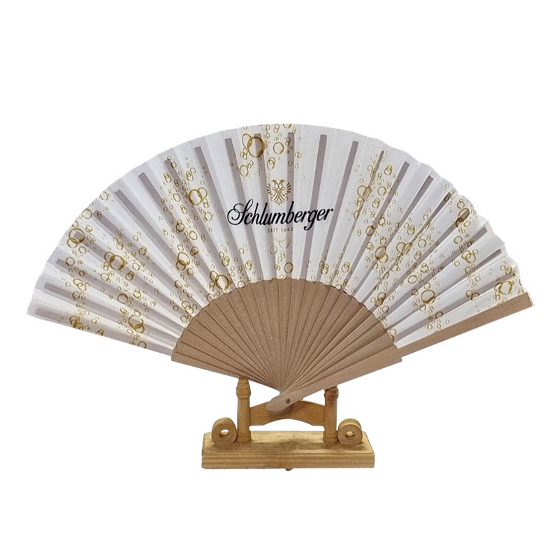 Advertising Printed Fan Customized Fan Folding Wooden Hand Fan