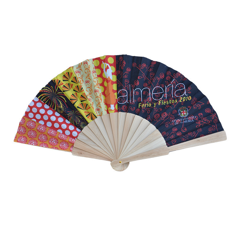 Advertising Printed Fan Customized Fan Folding Wooden Hand Fan