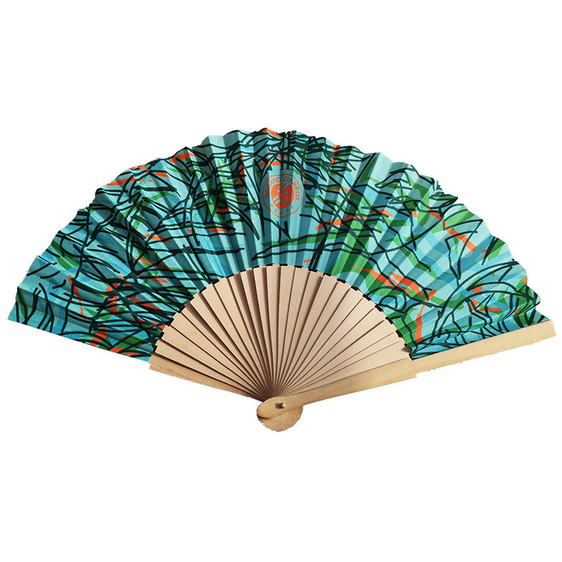 Advertising Printed Fan Customized Fan Folding Wooden Hand Fan