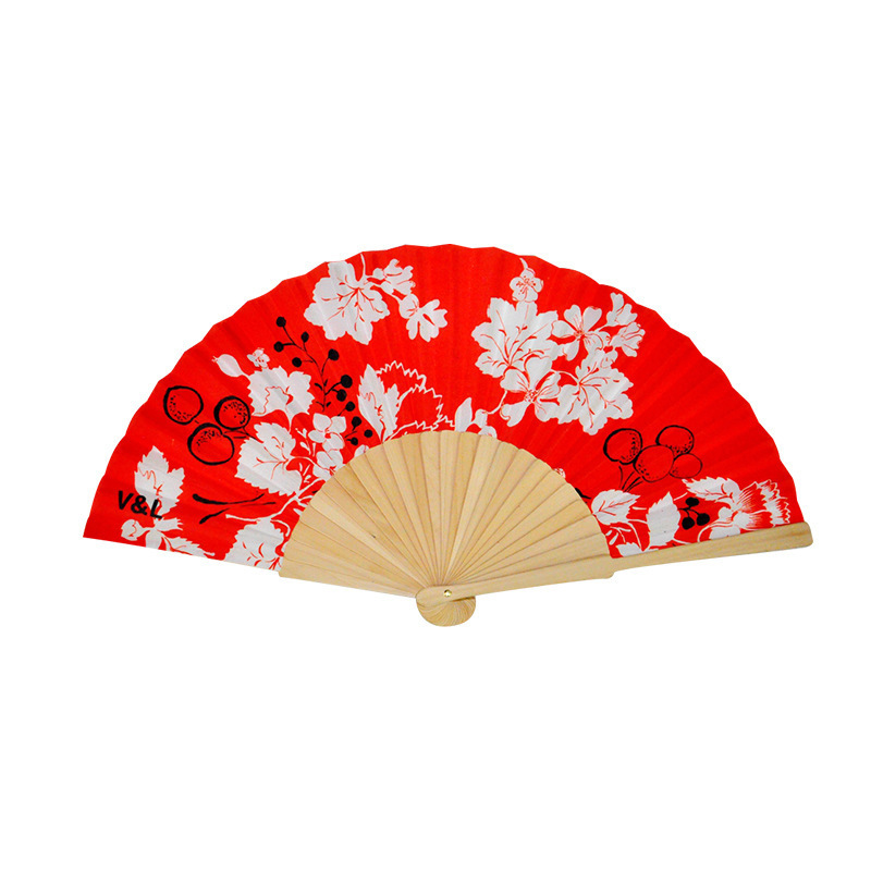 Advertising Printed Fan Customized Fan Folding Wooden Hand Fan