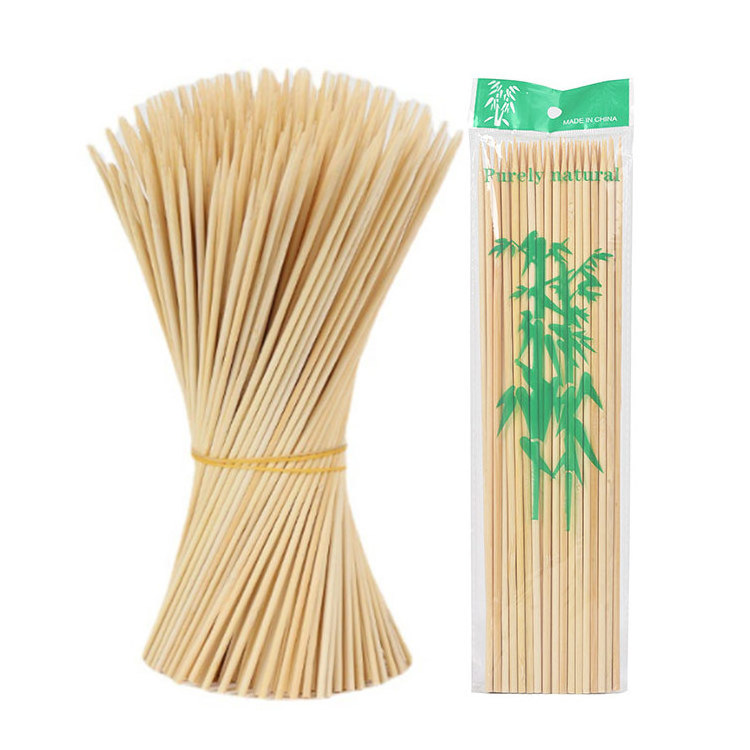 Wholesale Barbecue Grilling Tools BBQ Skewer Outdoor Customized Cheap Bamboo Sticks for Sale factory price