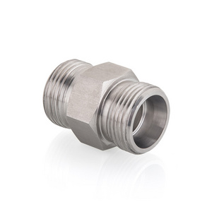 adapter ningbo 1/2 unf to 1/4 bsp carbon steel swage nipple hydraulic fitting pipe fitting