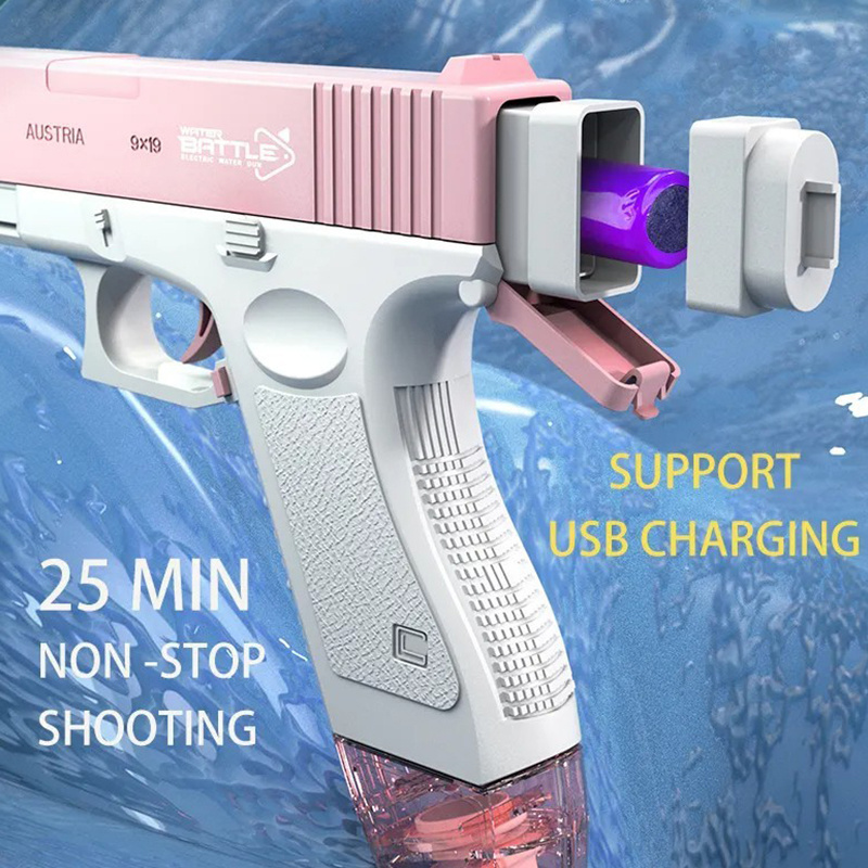 Hot Automatic High Capacity Squirt Guns Outdoor water gun toy for Adults & Kids Summer Pool electric Continuous Shoot water gun