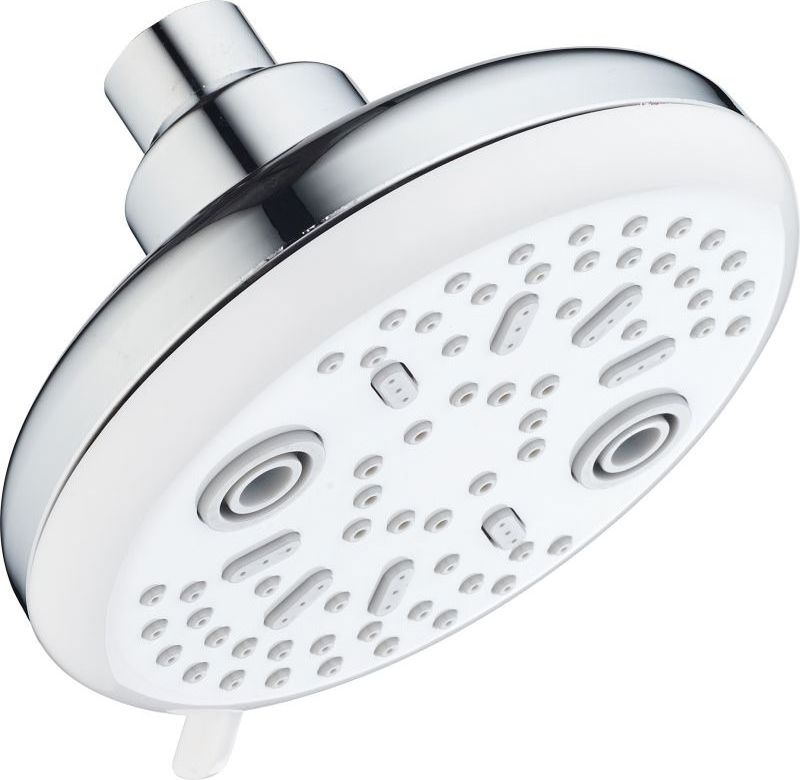 5 Functions Plastic Shower Head 4 Inch Top Over Head Water Saving Bathroom Accessories Rainfall Shower Head