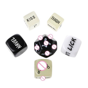 6pcs per set acrylic adult erotic dice adult toy for couple sex game romance love gambling sex party position dice