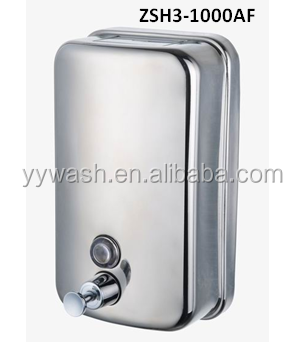 1000ml Wall Mounted Stainless Steel Liquid Soap Dispenser ZSH3-1000A