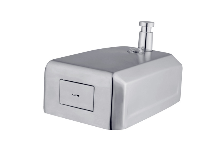 Bathroom accessories liquid stainless steel polish  soap dispensing sponge holder