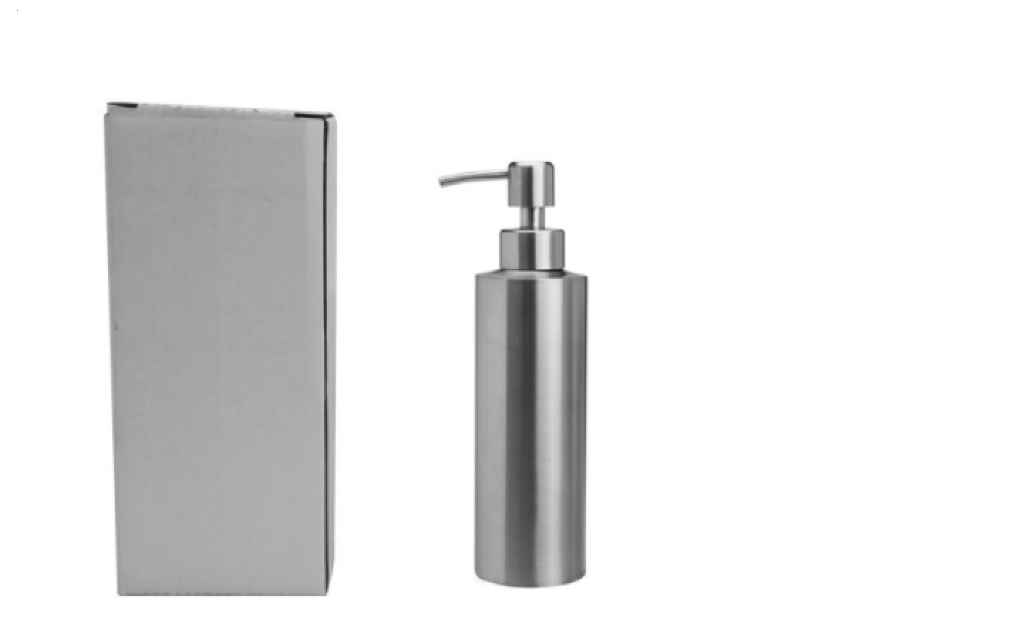 Bathroom Kitchen washroom table Stainless Steel  metal shampoo liquid soap dispenser