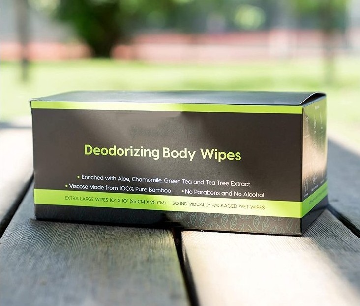 Factory custom wet wipes Biodegradable Cheap Promotional Individual Package Deodorizing Body cleansing wipes Anti-sweat wipes