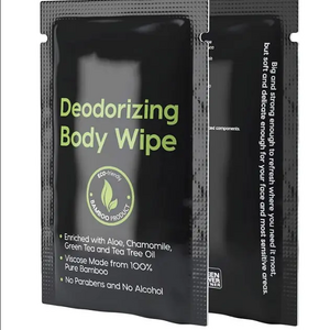 Factory custom wet wipes Biodegradable Cheap Promotional Individual Package Deodorizing Body cleansing wipes Anti-sweat wipes