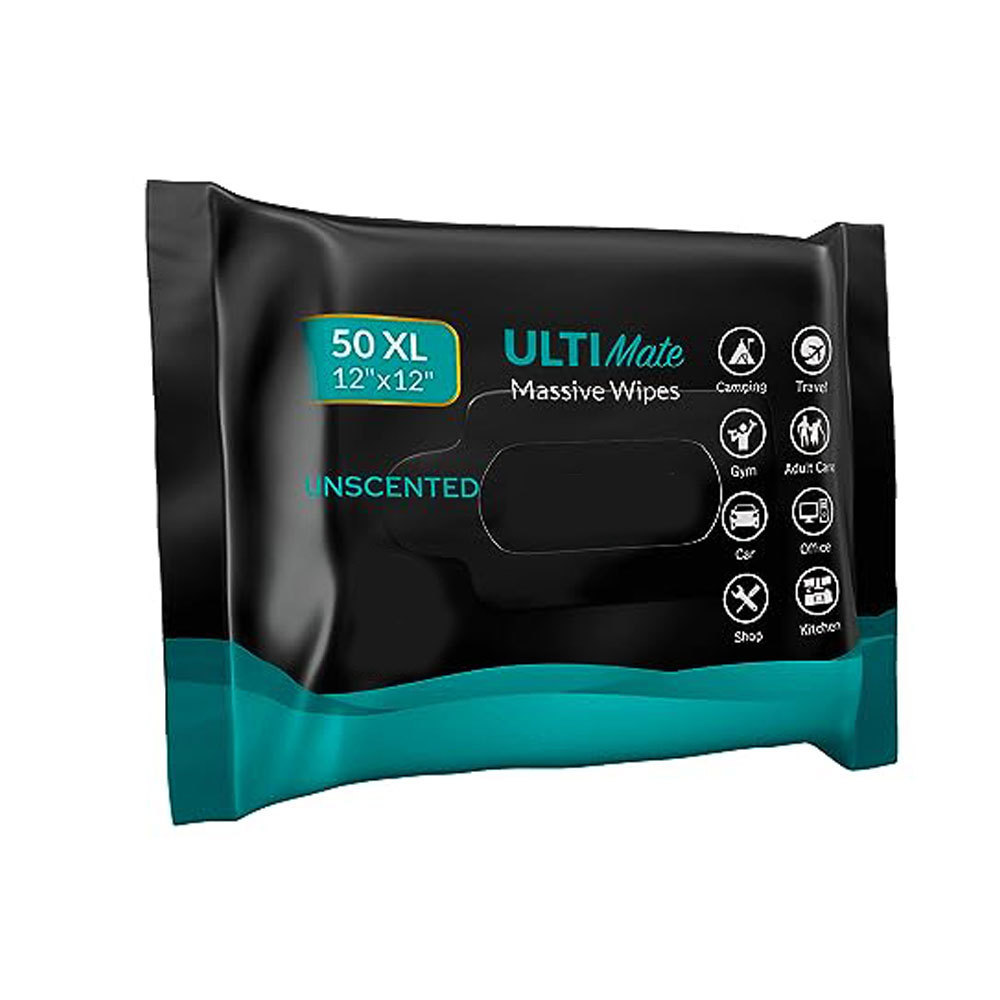 Deodorizing Body Wipes Shower Wipes for Adults No Rinse, Biodegradable Body Cleansing  Wipes for Women Men for Gym Travel