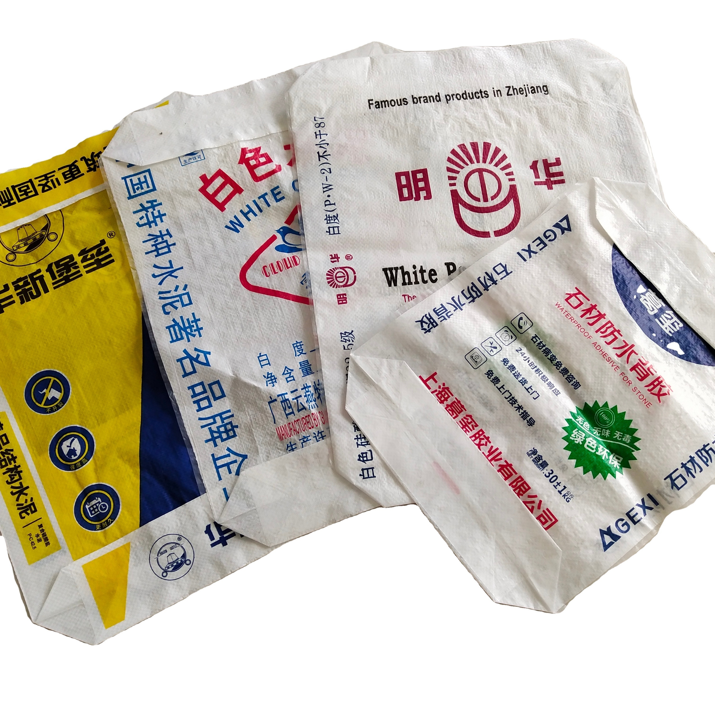 Hot sale PP Woven Bag Empty Cement Bag PP Valve Bag 25 KG 40 KG 50 KG  cement sack