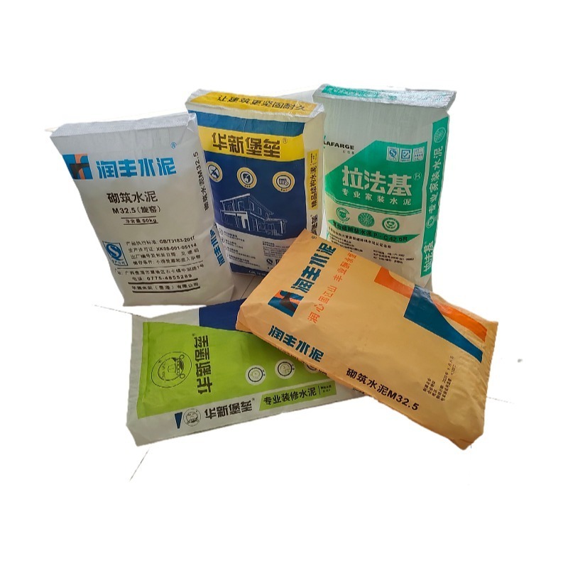 China Factory 20kg 25kg 30kg 35kg 40kg 45kg 50kg Valve White Cement Packaging Bag Cement Sack