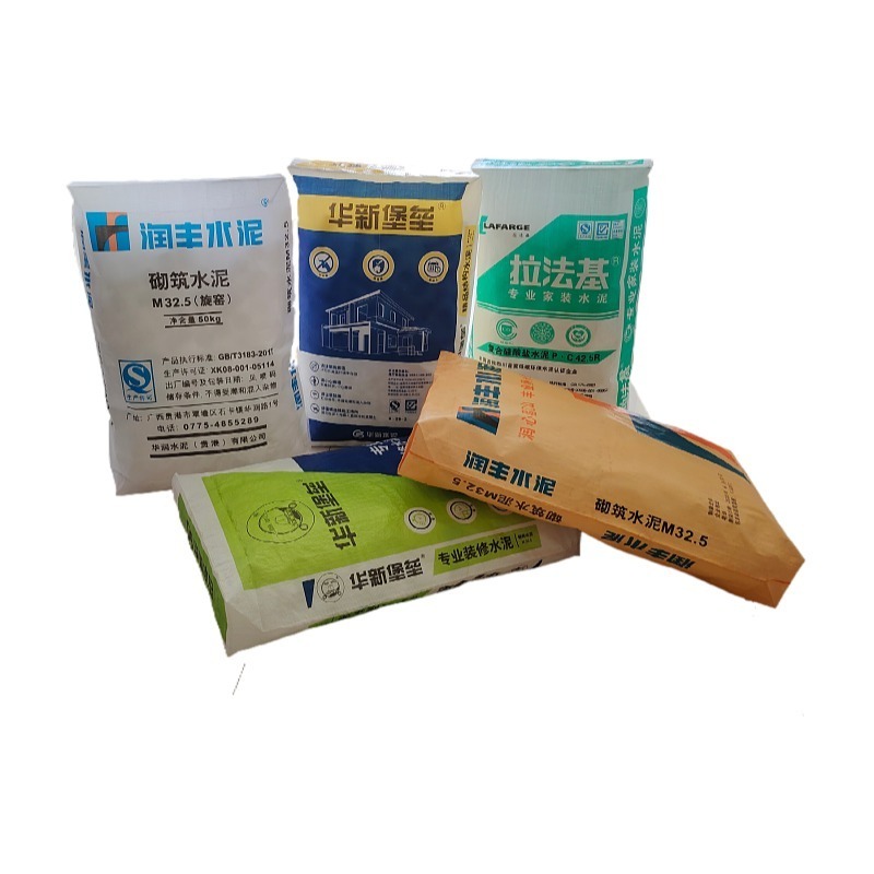 China Factory 20kg 25kg 30kg 35kg 40kg 45kg 50kg Valve White Cement Packaging Bag Cement Sack