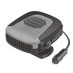 Portable 2in1 Car Heater Cooling Fans With Cigarette Lighter Plug for Window Defroster Demister