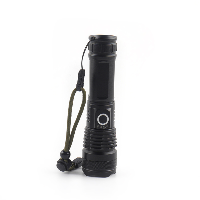 Aluminum Alloy Zoomable Tactical Laser Strobe Flashlight Lep White Laser Beam LED Torches IP44 Industrial Laser Strobe Beams