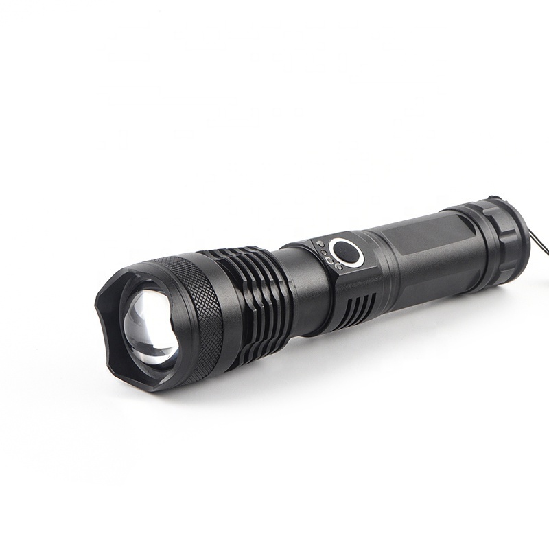 Powerful Bright LED Flashlight Waterproof Aluminum Alloy Zoom Light for Outdoor Sports