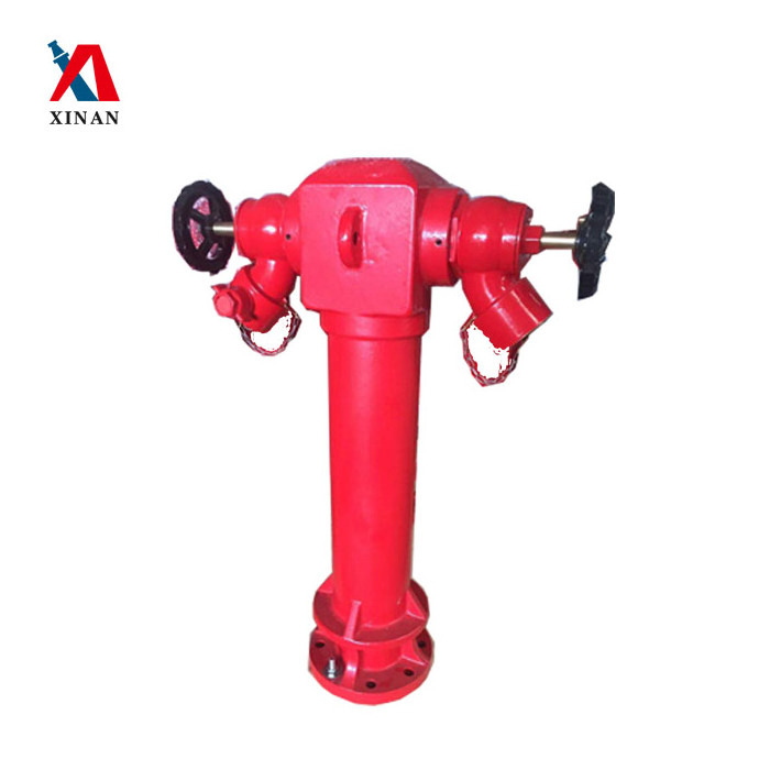 Attractive price new type 4 wet pillar fire hydrant 2way DN100 ball valves