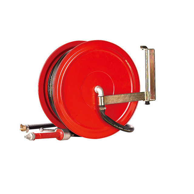 flat fire hose reel rack only parts of fire hose reel firefighting equipment fire hose reel manufacturer in Jamnagar