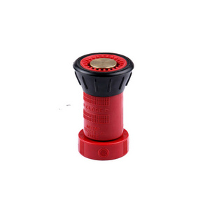 Wholesale high quality red plastic fire hose reel nozzle price 1inch