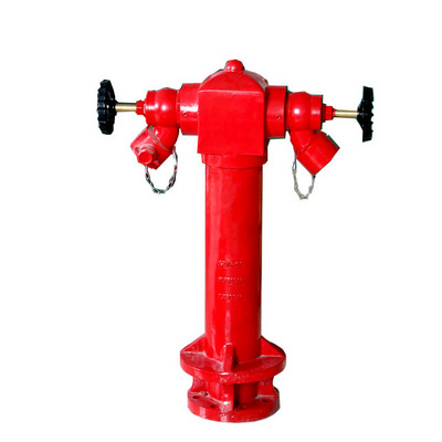 Attractive price new type 4 wet pillar fire hydrant 2way DN100 ball valves