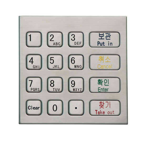 Brand new atm pin pad graphic overlay with high quality keypad