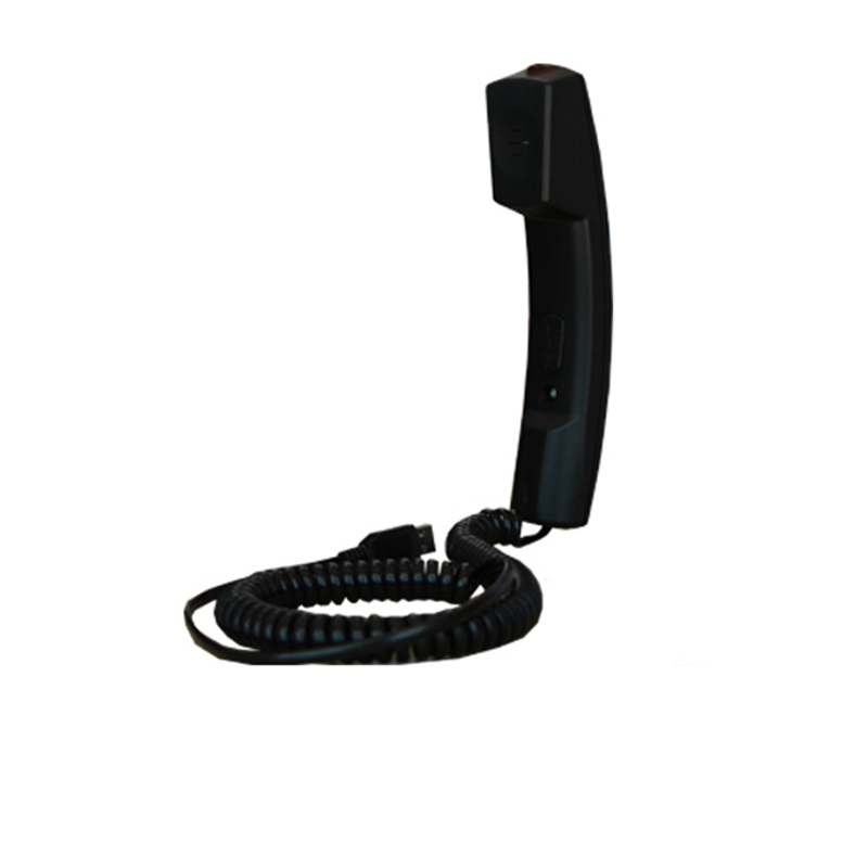 portable VOIP usb wall-mounted handset with PTT switch for emergency telephone