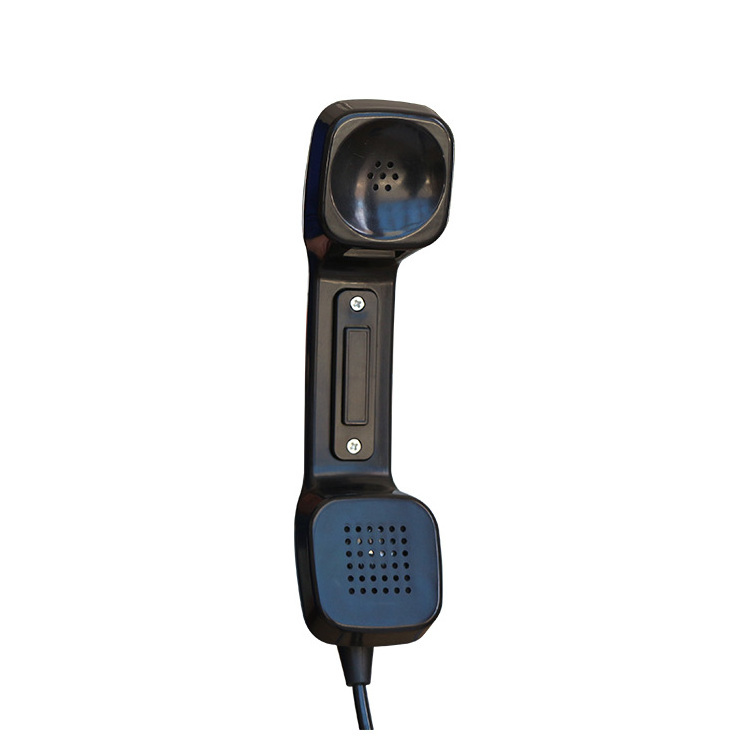 K-style Industrial waterproof handset with PTT switch for industrial telephone