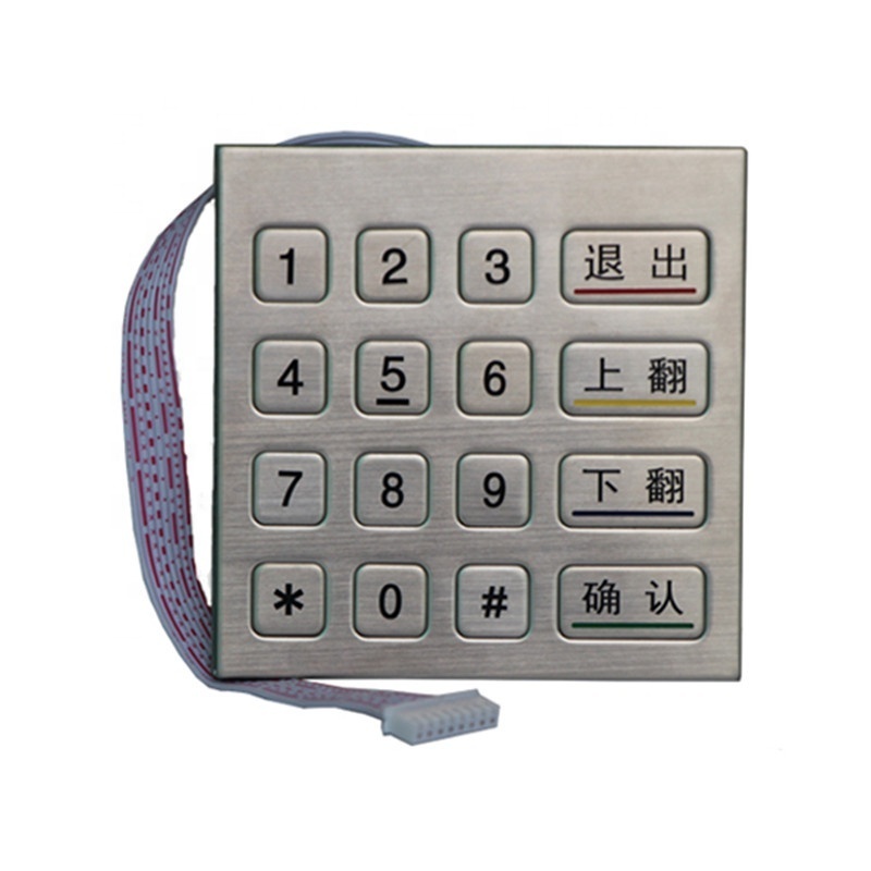 Brand new atm pin pad graphic overlay with high quality keypad