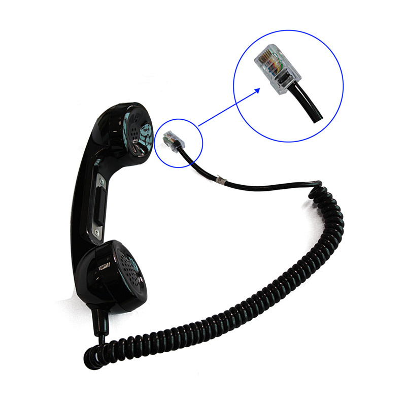 Retro handset telephones/industrial noise cancelling phone handset