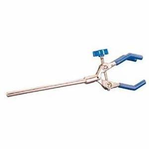 Finger Clamps Chemistry laboratory  Prong Finger Style Cork-Coated Head 2 Finger Lab Clamp Retort Prong Jaw