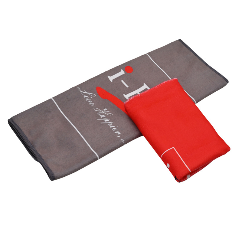 YYX Custom Towel Microfiber Quick Dry Cleaning Cloth Towel Printed Emboss Logo Fabric Microfiber Towel For Gym